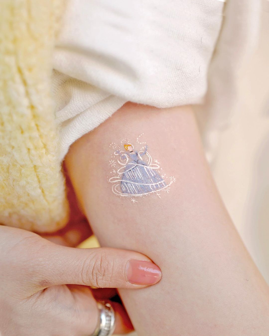 Embellish the Movement To Add Magic White Ink Tattoos for Dark Skin