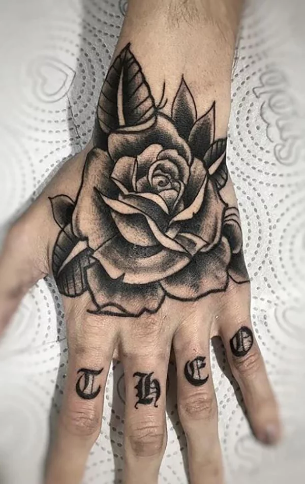 Buy Rose Hand Tattoo Online In India  Etsy India