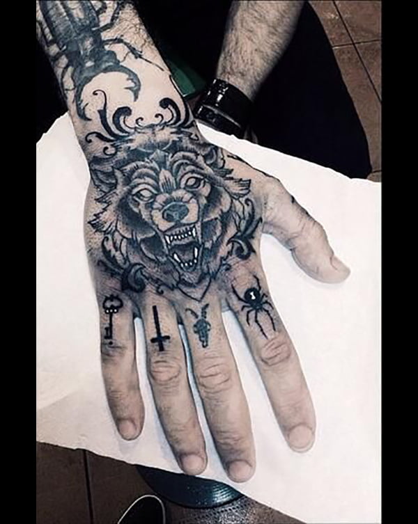 Hand Tattoos, finger tattoos