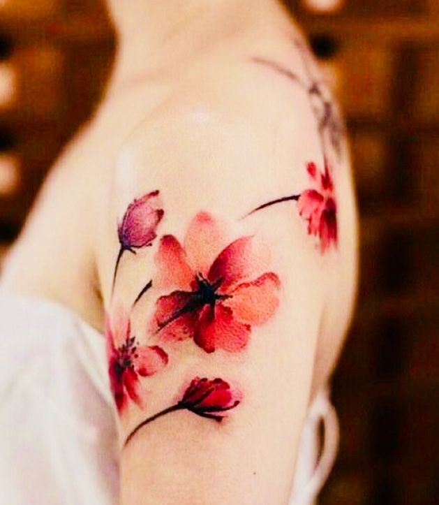 watercolor tattoo