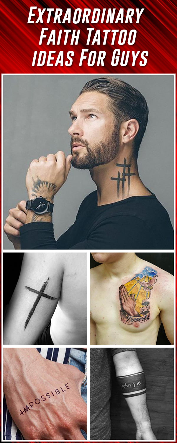 15 Cross Tattoo Designs for Men of Faith  The Dashing Man