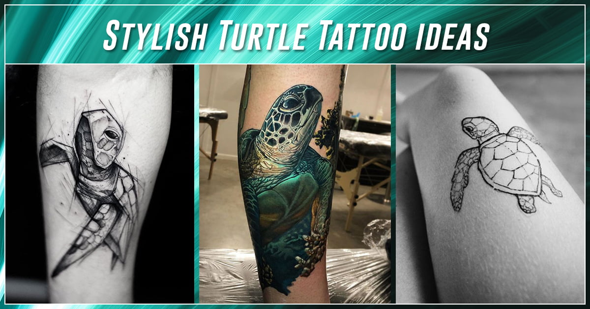 35 Turtle Tattoo Designs that portray beauty and tranquility