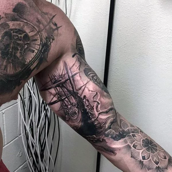 Bicep Tattoos for Men  Ideas and Inspiration for Guys