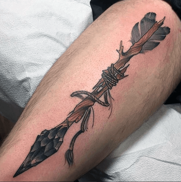 Tribal Fantasy Tattoo Bound Broken Arrow Twig Arrow Tattoo
