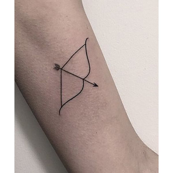 The Quintessential Bow and Arrow Tattoo