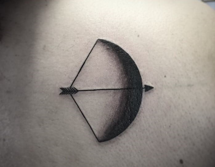 Dark Side of the Moon Arrow Tattoo