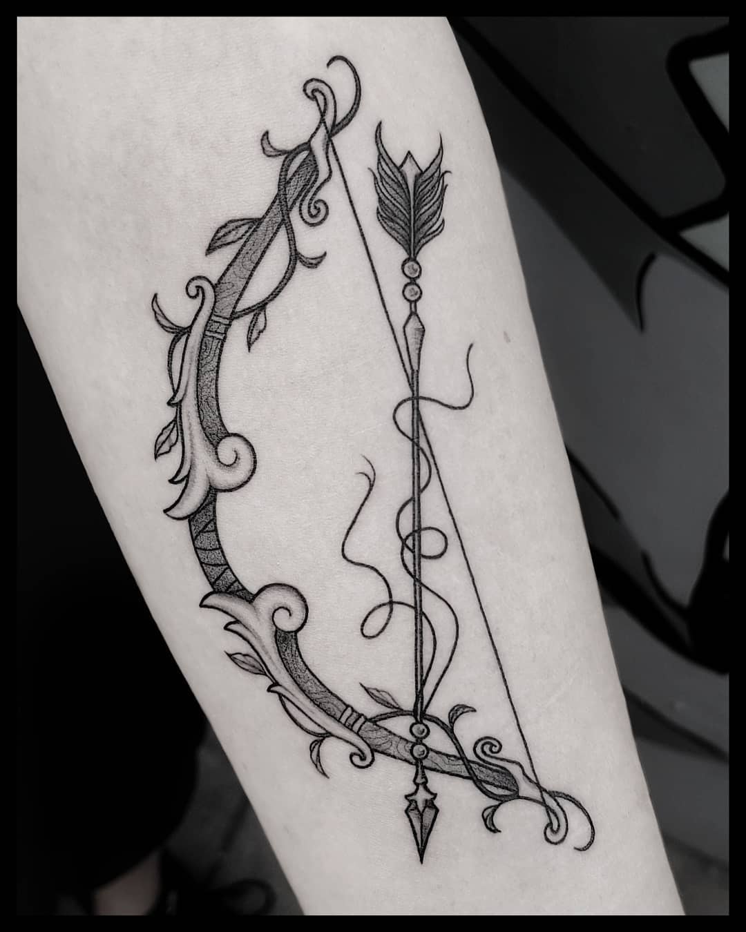 Naturalistic Art Nouveau Tattoo