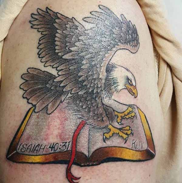 Isaiah 40 31 Eagle Strength Faith Tattoos