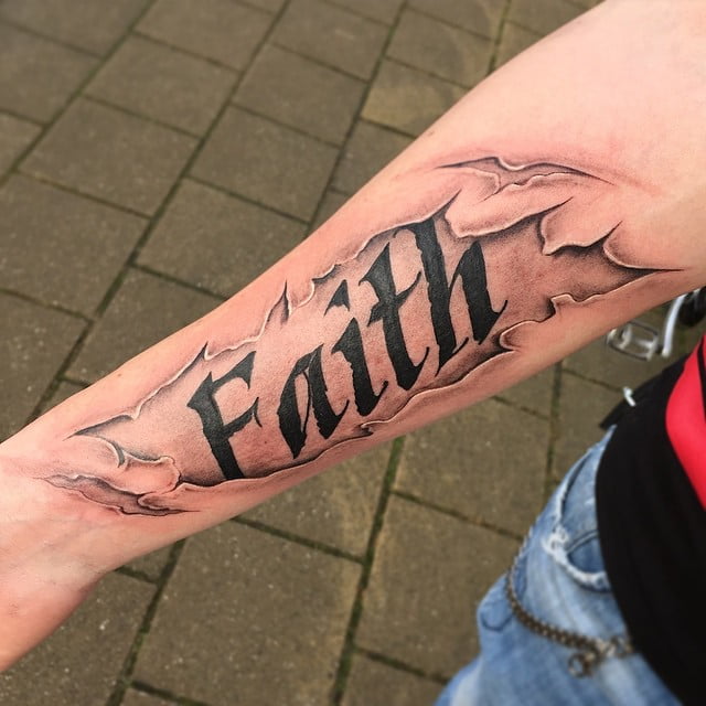 Faith is More Than Skin Deep Faith Tattoo Designs, Faith Tattoos