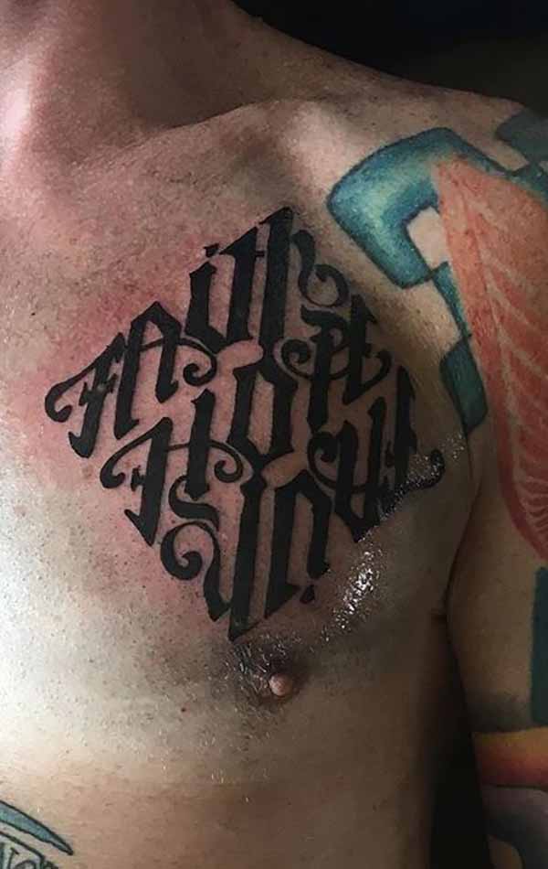 Decoding Faith Diamond Shaped Tattoo Designs
