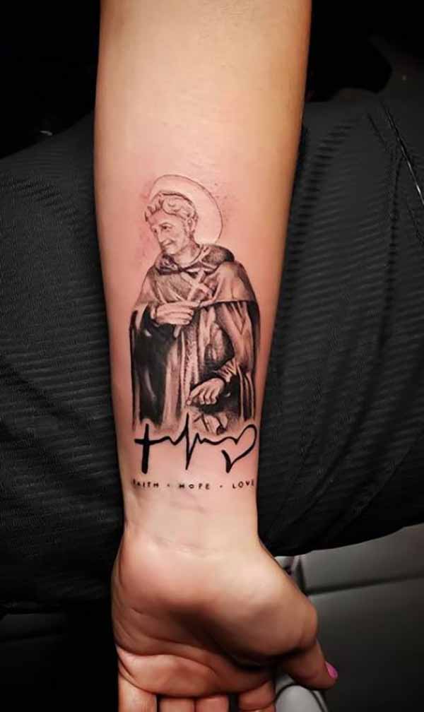 Faith and Hope Love Priest Faith Tattoos