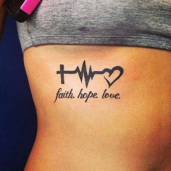 Symbol of Faith and Hope and Love Tattoo, Faith Tattoos