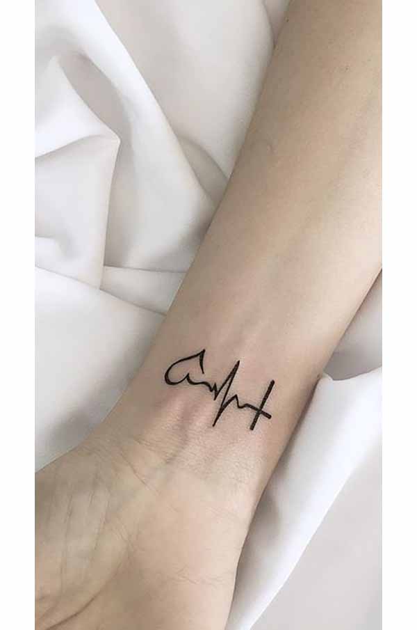 Love Faith and Hope Intertwined Symbol Tattoo