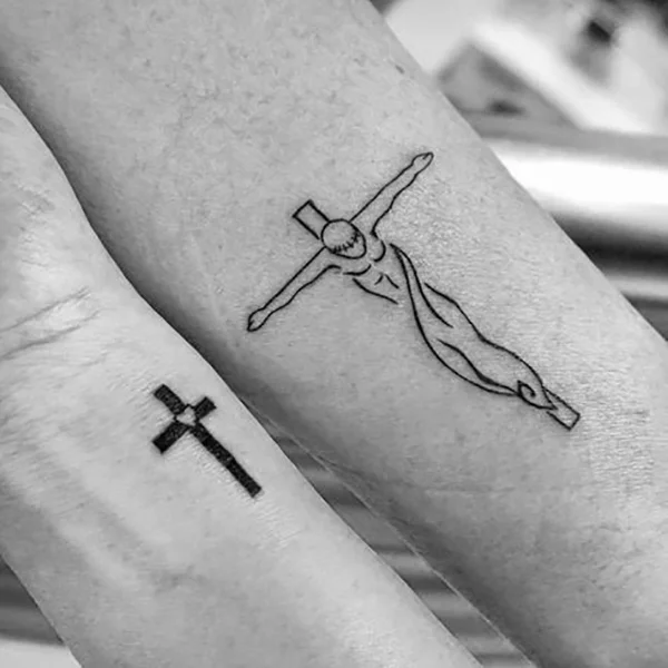 85 Best Forearm Cross Tattoo Images  Design Ideas