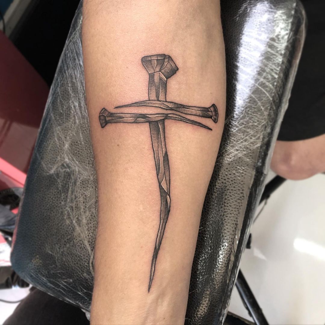 Fine Cross Tattoo Design Ideas for Men and Women  inktells