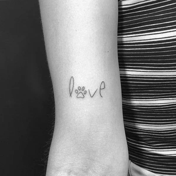 A Love Tattoo for Dog Lovers