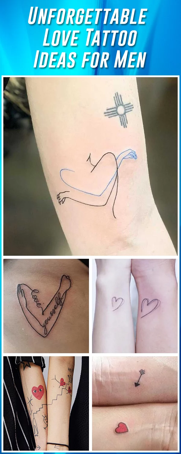 Voorkoms Love Heart Arrow Men and Women WaterproofTemporary Body Tattoo   Amazonin Beauty