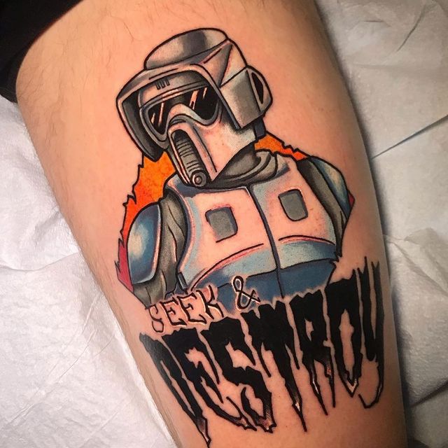 Speeder Stormtrooper Star Wars Tattoo Ideas