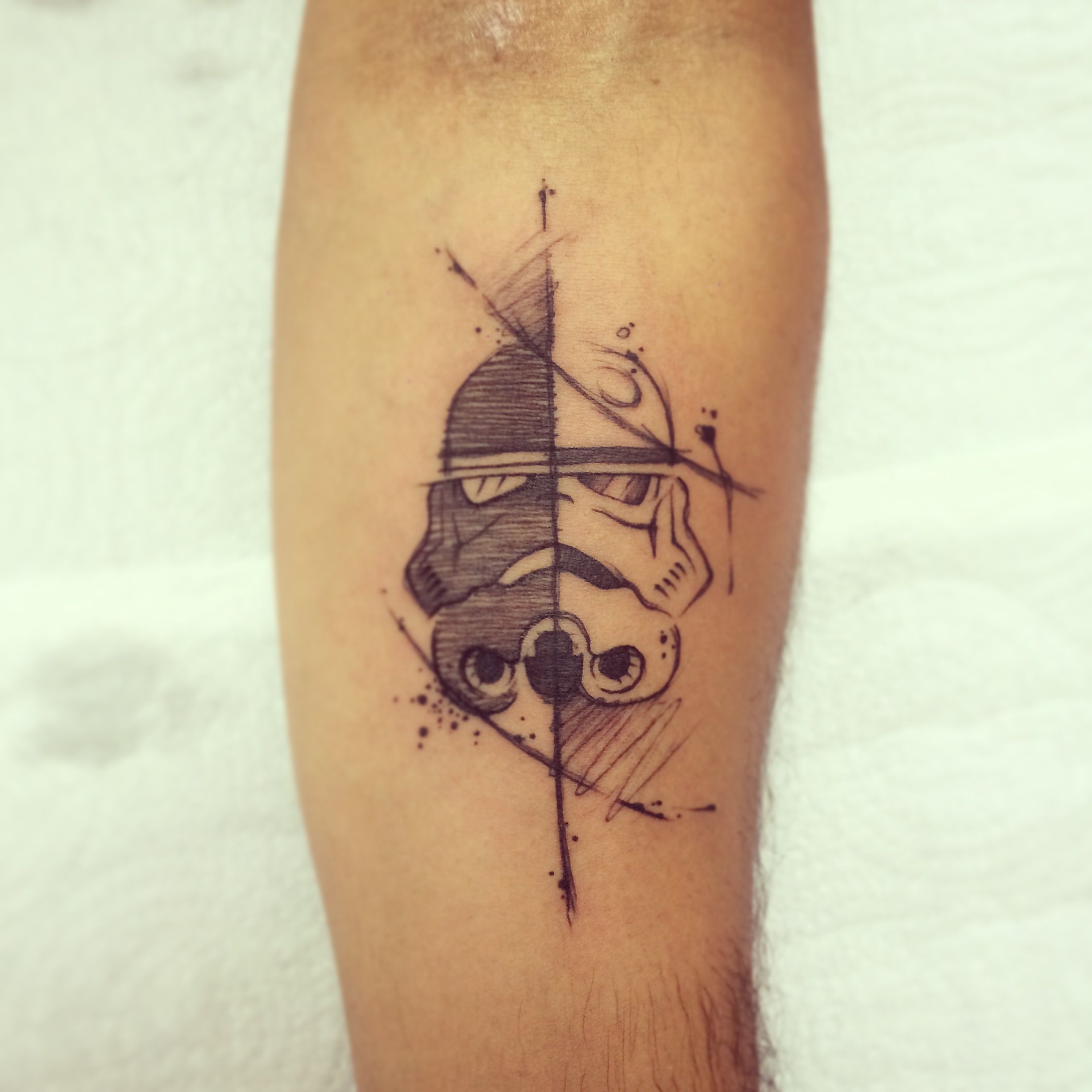 Stormtrooper Helmet Star Wars Tattoo