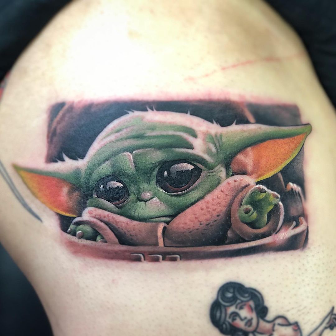 Baby Yoda Star Wars Tattoo Ideas
