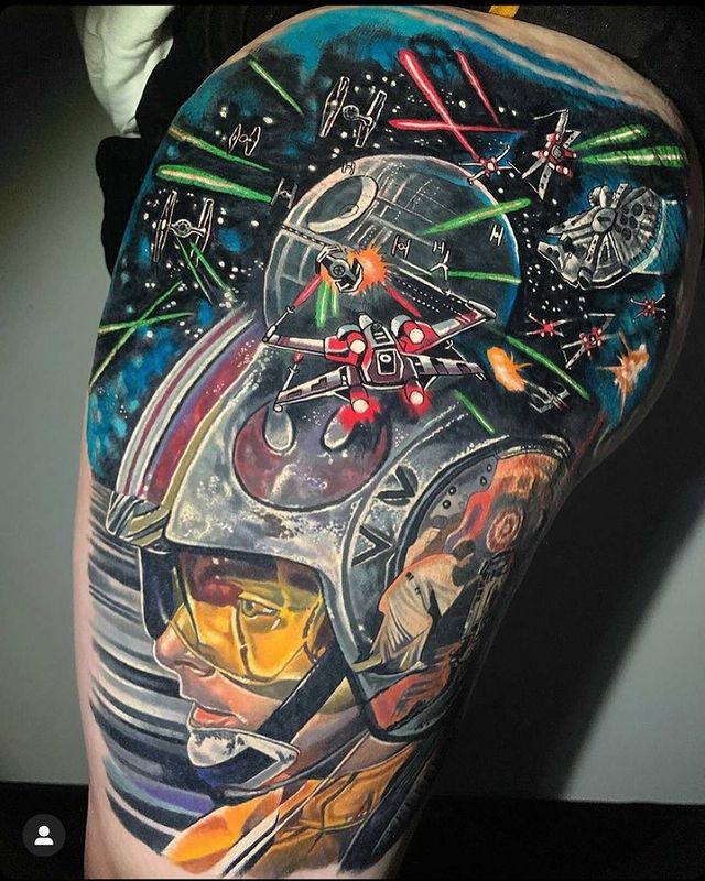 Luke Skywalker Rebel Alliance Tattoo
