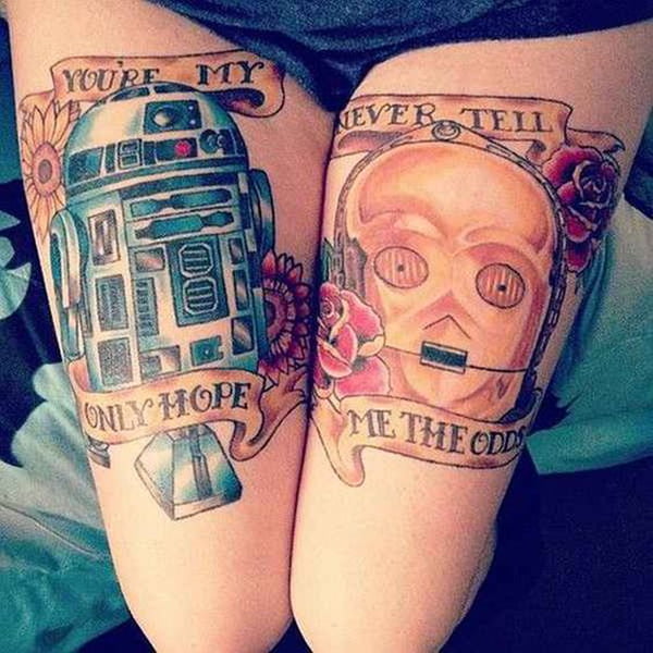 R2-D2 C-3PO Star Wars Tattoos