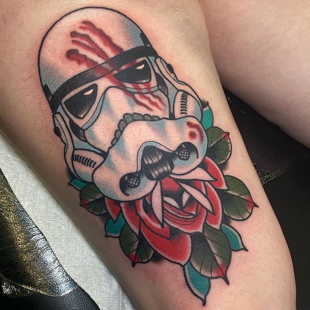 Bloody Stormtrooper Star Wars Tattoos