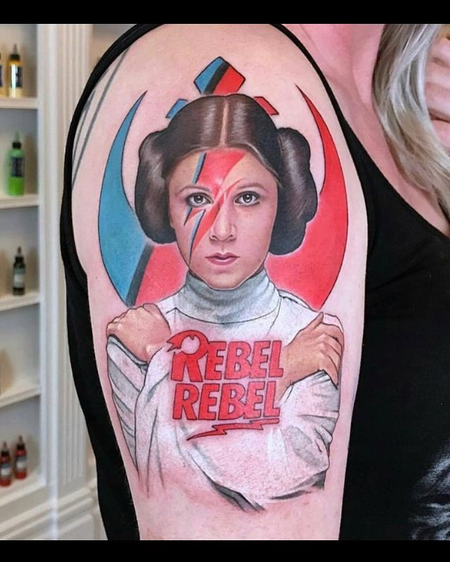 Princess Leia Star Wars Tattoo