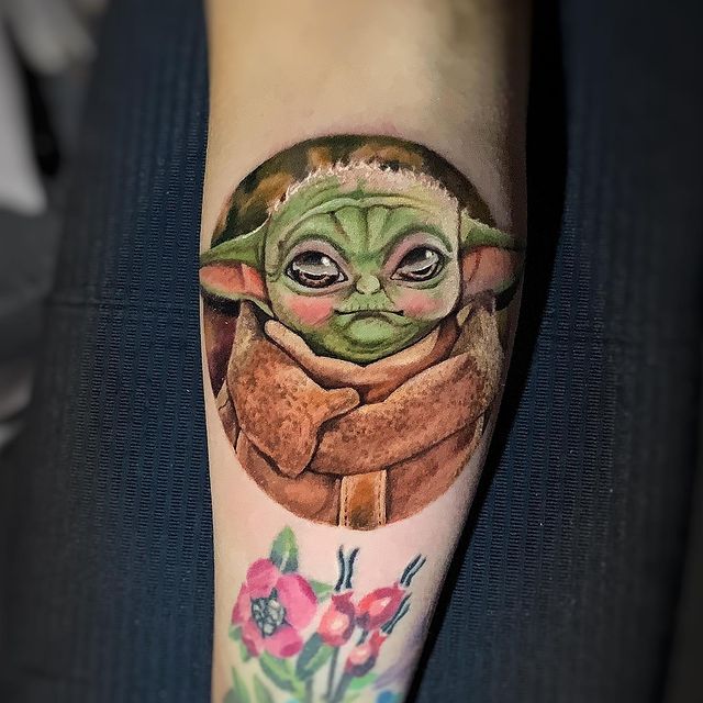 Soft Grogu Star Wars Tattoo