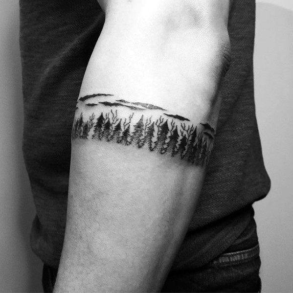 Forest for the Trees Forearm Cuff tree tattoo