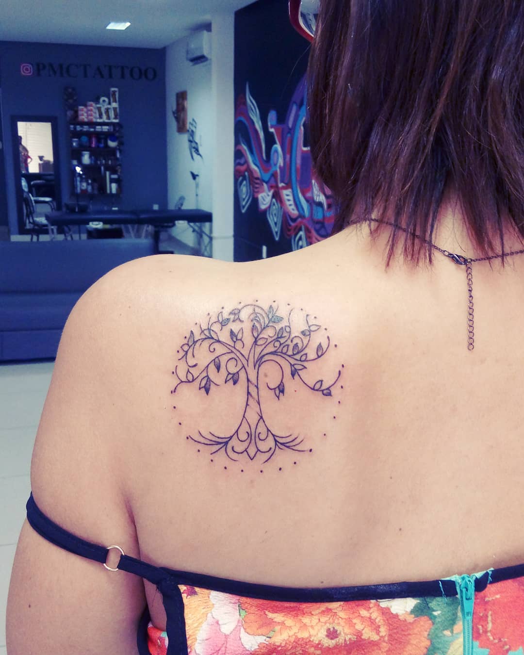 The Circle and The Tree of Life Tree Tattoos