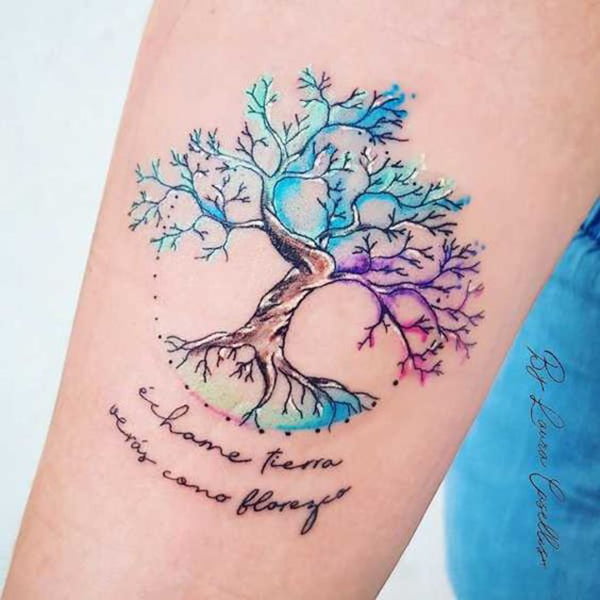 Simple Tree Tattoo by tattoo artist