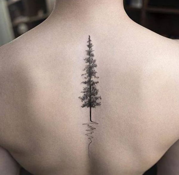 A Tree Becomes a Spring colorful tree tattoo