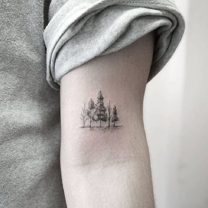 The Forest Travels with Me Oak Tree Tattoo