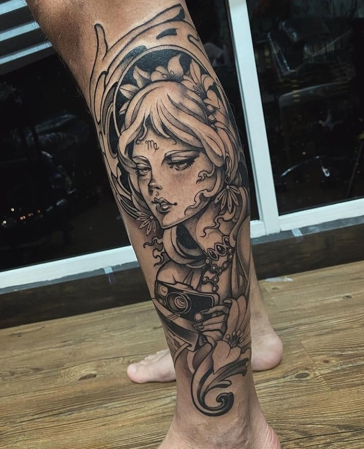 Virgo Woman Tattoo