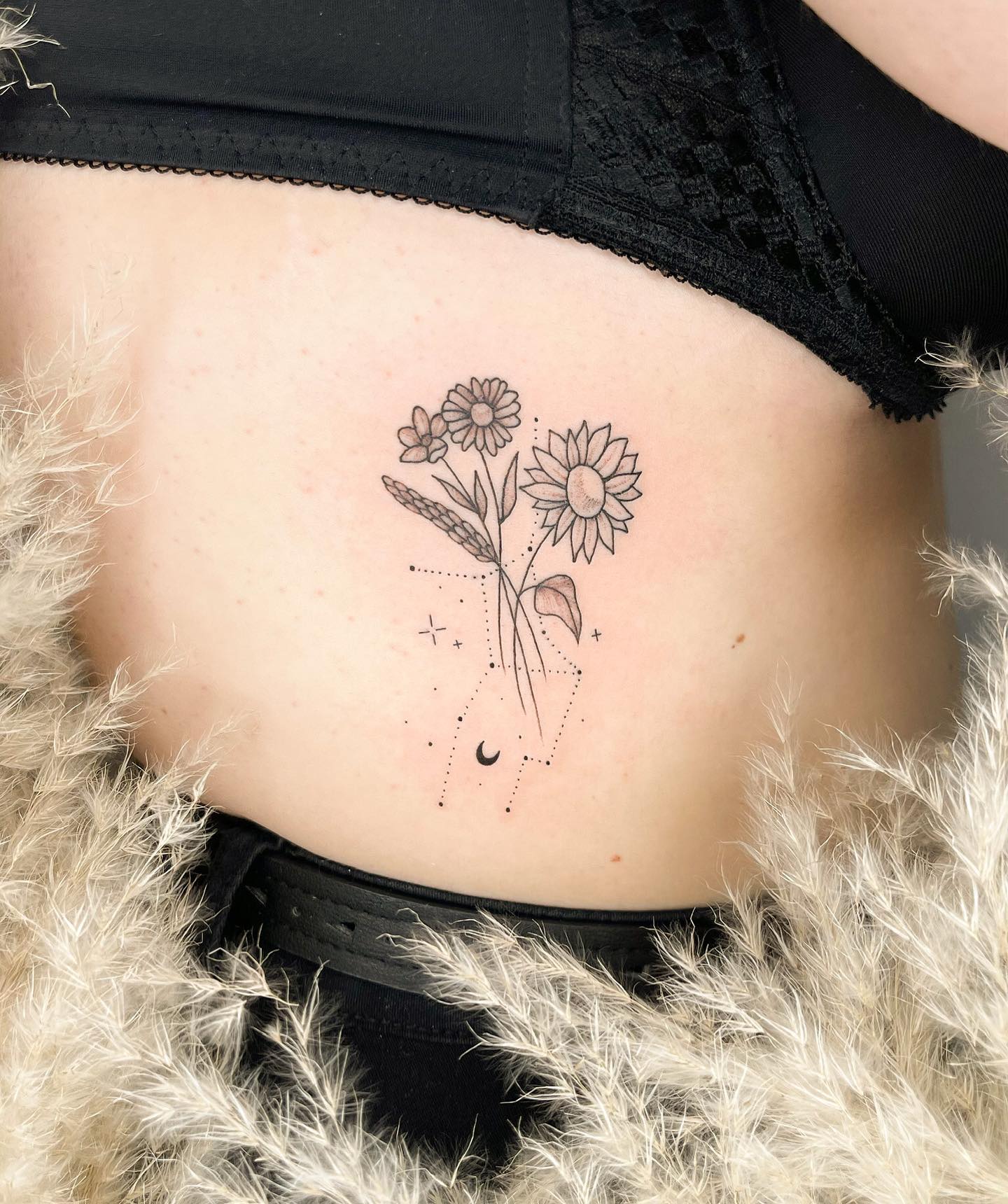 Virgo September Flower Tattoo