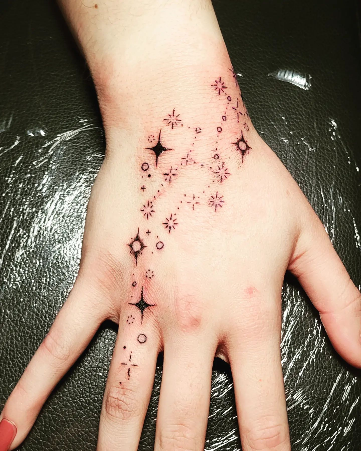 Virgo Hand Tattoos